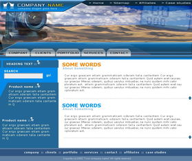 欧美名流设计公司网页模板PSD图片技术开发全解析